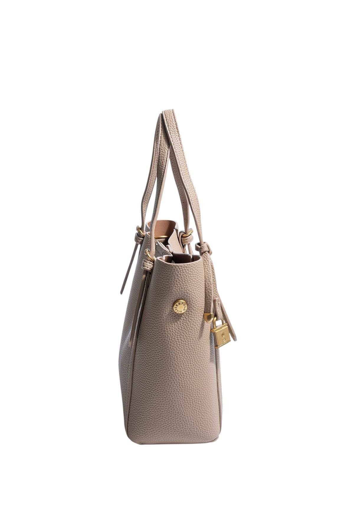 Silver & Polo SP1244 Kadın Omuz Çantası Bej