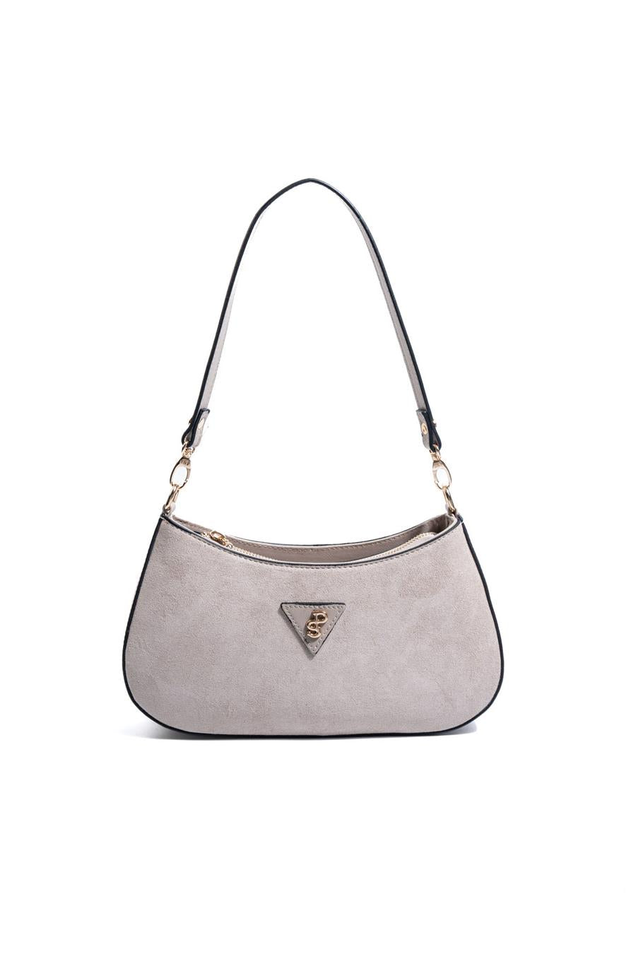 Silver & Polo SP1251 Kadın Omuz Çantası Süet Bej-Kum