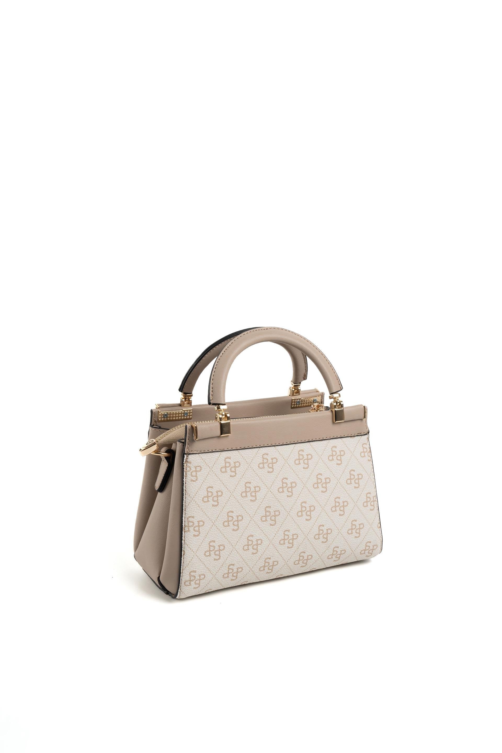 Silver & Polo Bej - Kum SP1193 Kadın El Çantası