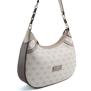 Silver & Polo Bej - Kum - Kahve SP1255 Kadın Omuz Çantası