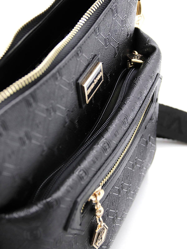 Silver & Polo Siyah Beyaz - Siyah SP1110 Kadın Çapraz Çanta