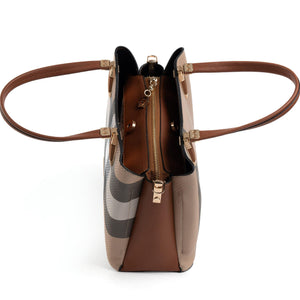 Silver & Polo Bej - Taba SP1205 Kadın El Çantası