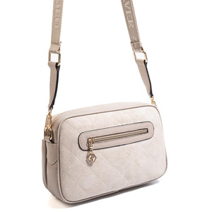 Silver & Polo SP1267 Kadın Çapraz Çanta Süet Bej-Kum