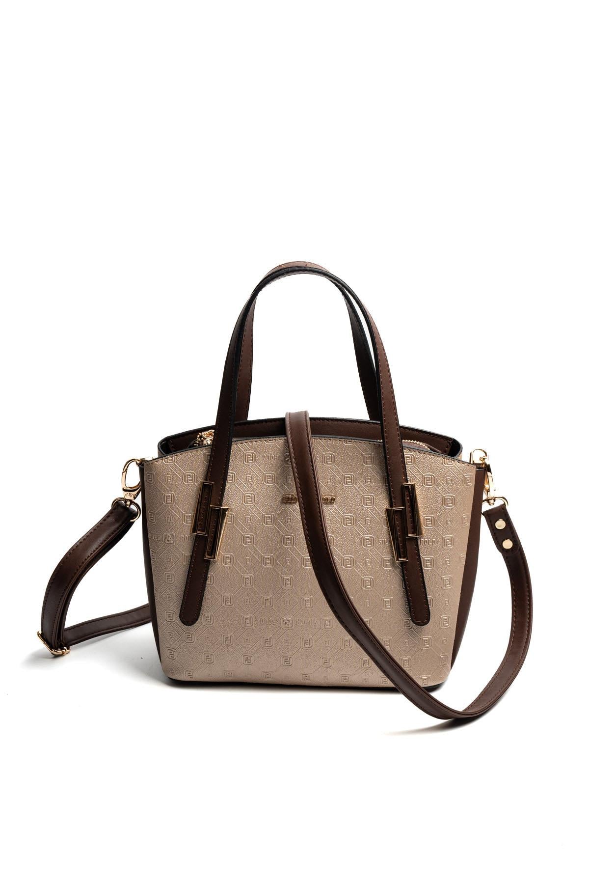 Silver & Polo Nut - Kahve SP1021 Kadın El Çantası