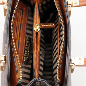 Silver & Polo Nut - Kahve SP1136 Kadın El Çantası