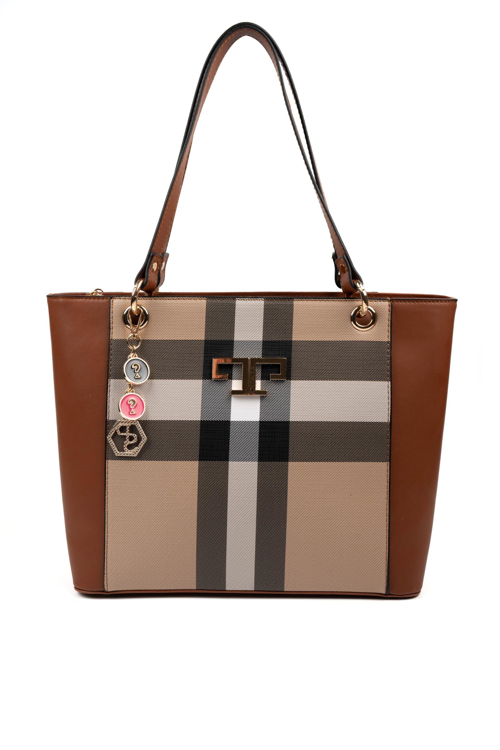 Silver & Polo Bej - Taba SP1176 Kadın Omuz Çantası