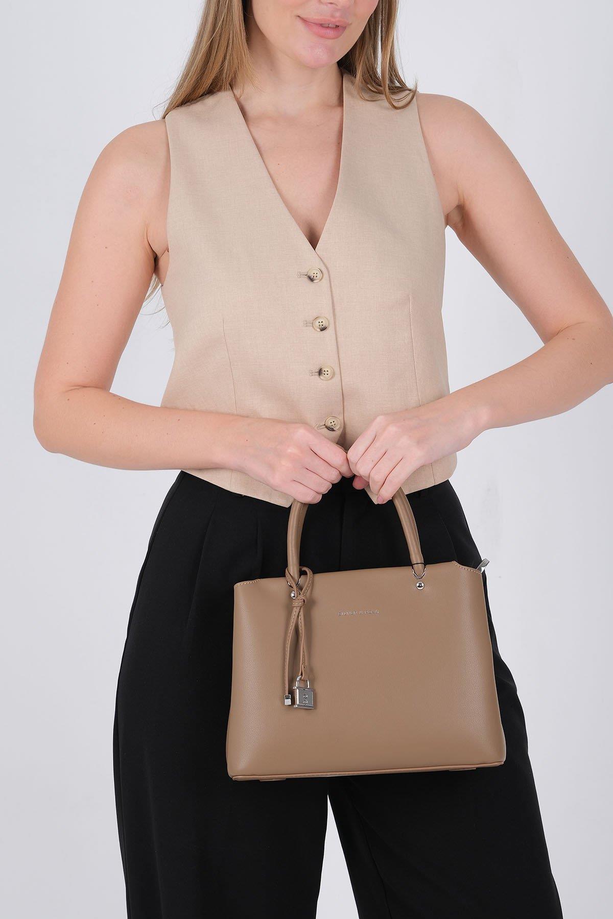 Silver & Polo SP1236 Kadın El Çantası Vizon