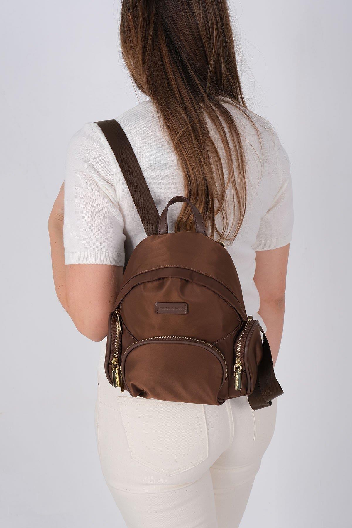 Silver & Polo SP1208 Kadın Sırt Çantası Kahve