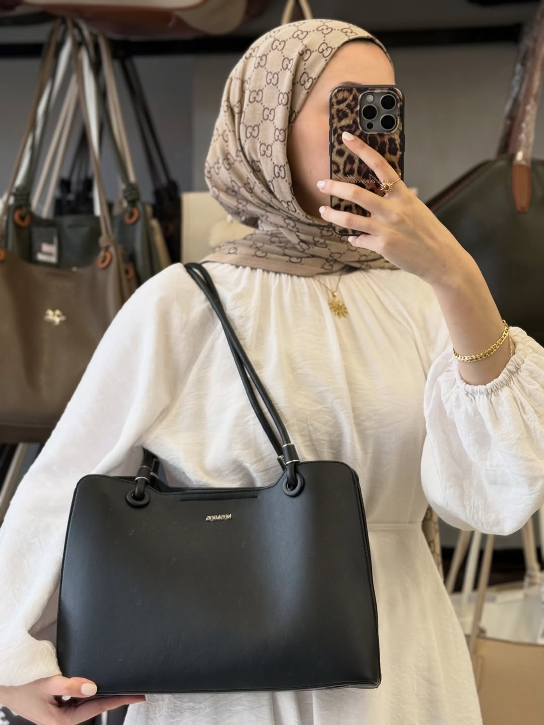 Nas Bag Klasik 3 Bölmeli Kadın Omuz Çantası - 1540