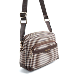 Silver & Polo Kahve Sarı - Kahve SP1201 Kadın Çapraz Çanta