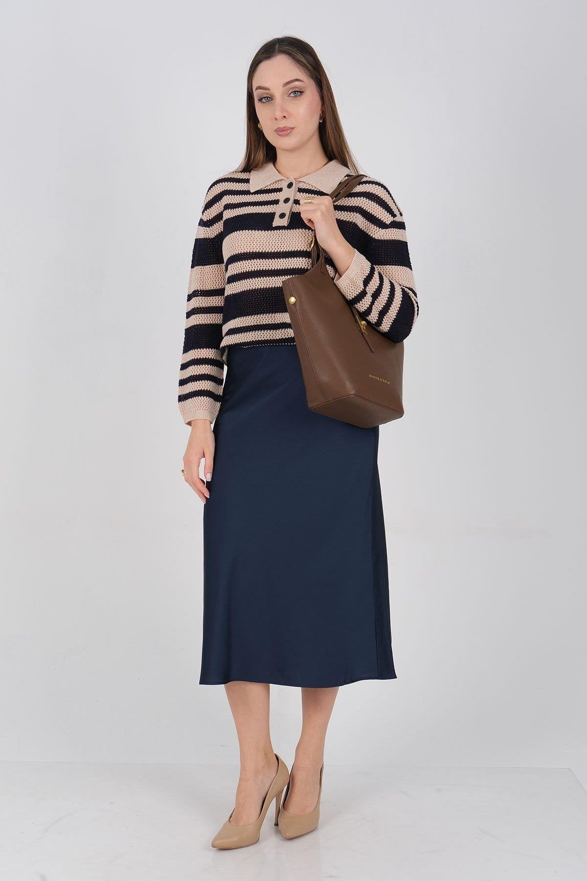 Silver & Polo SP1246 Kadın Omuz Çantası Kahve