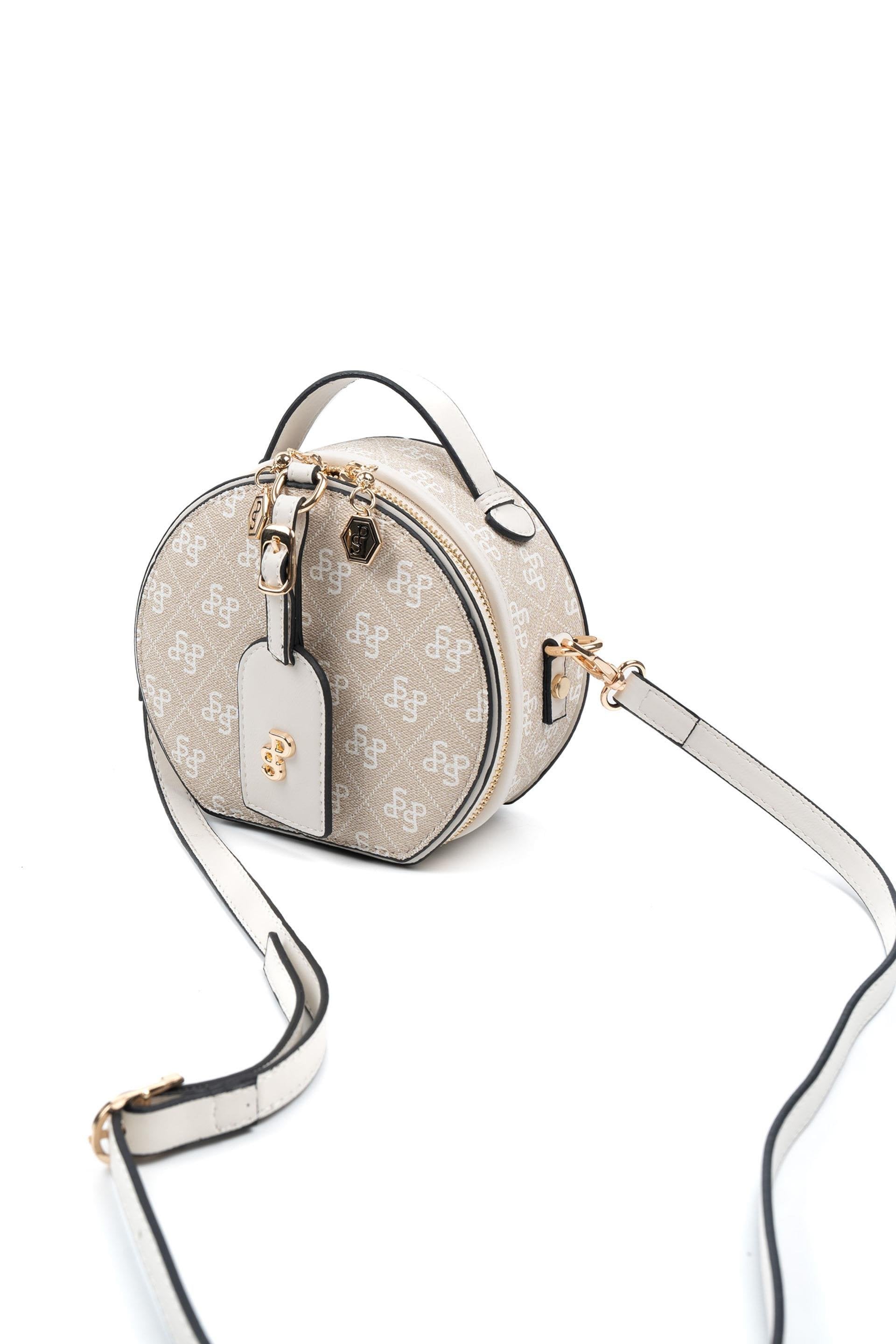 Silver & Polo Taş - Kemik SP1163 Kadın Çapraz Çanta