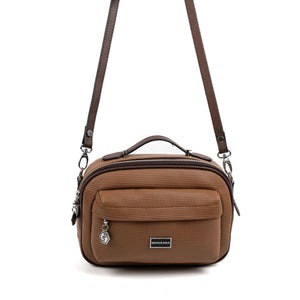 Silver & Polo Karamel - Kahve SP1186 Kadın Çapraz Çanta