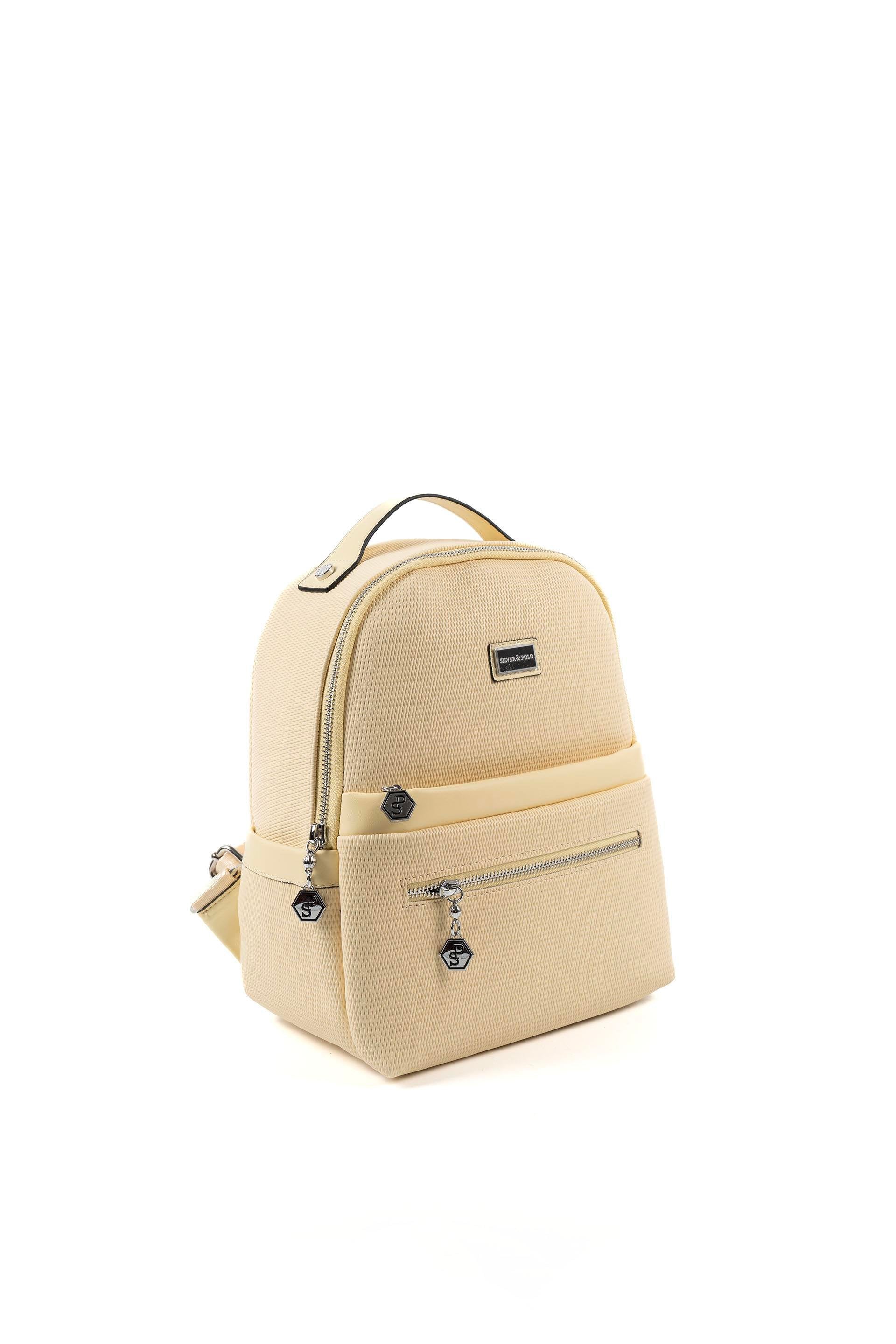 Silver & Polo Sarı SP1061 Kadın Sırt Çantası