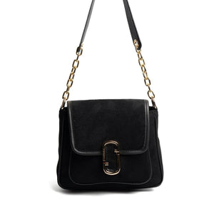 Silver & Polo SP1147 Kadın Omuz Çantası Süet Siyah