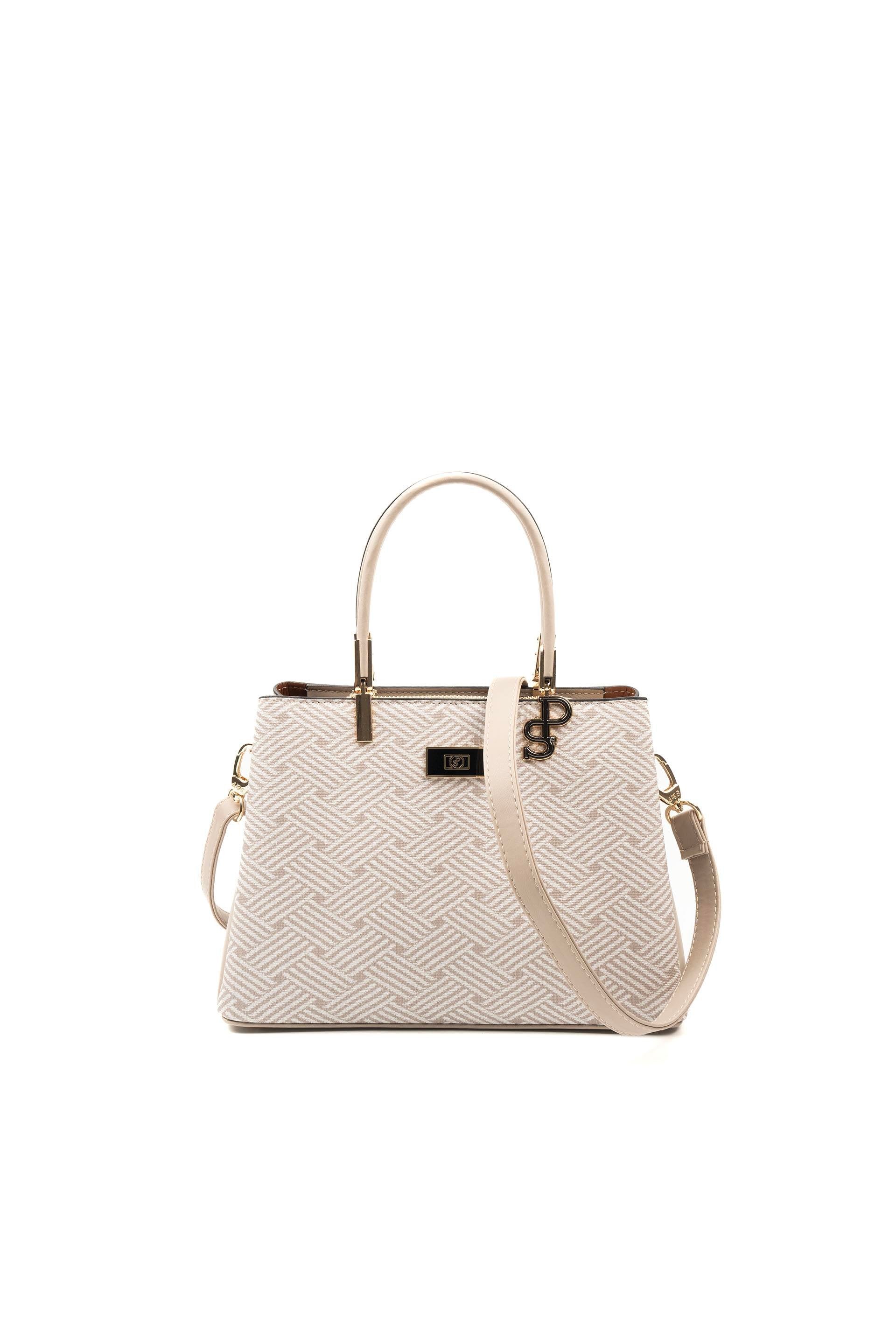 Silver & Polo Bej - Kum SP1098 Kadın El Çantası