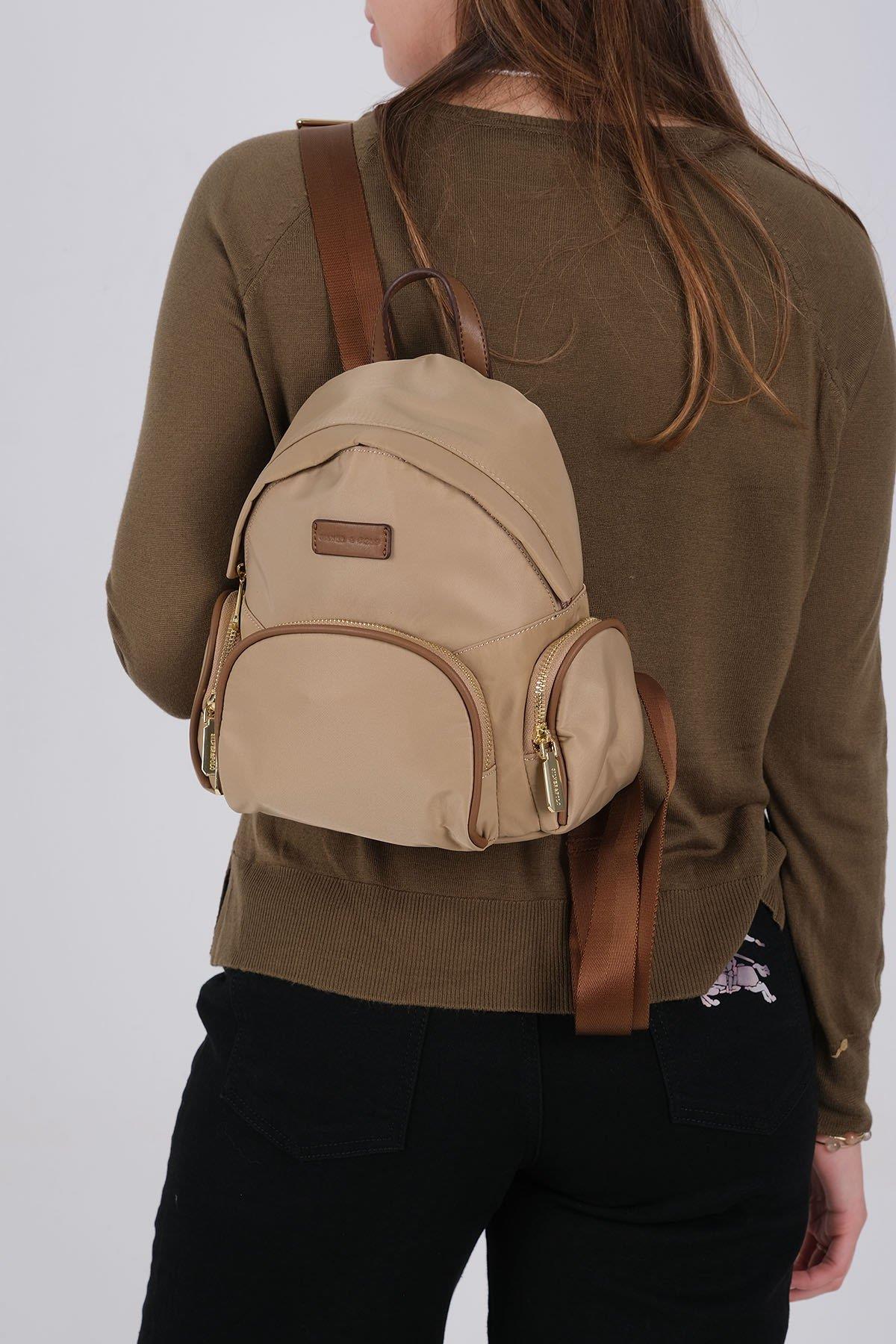 Silver & Polo SP1208 Kadın Sırt Çantası Vizon-Camel