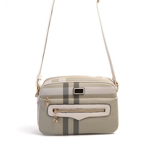 Silver & Polo A.Yeşil - Kemik SP491 Kadın Çapraz Çanta
