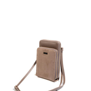 Silver & Polo SP1011 Kadın Telefon Çantası Süet Vizon