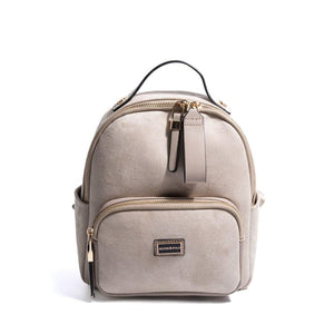 Silver & Polo SP1130 Kadın Sırt Çantası Süet Bej-Kum