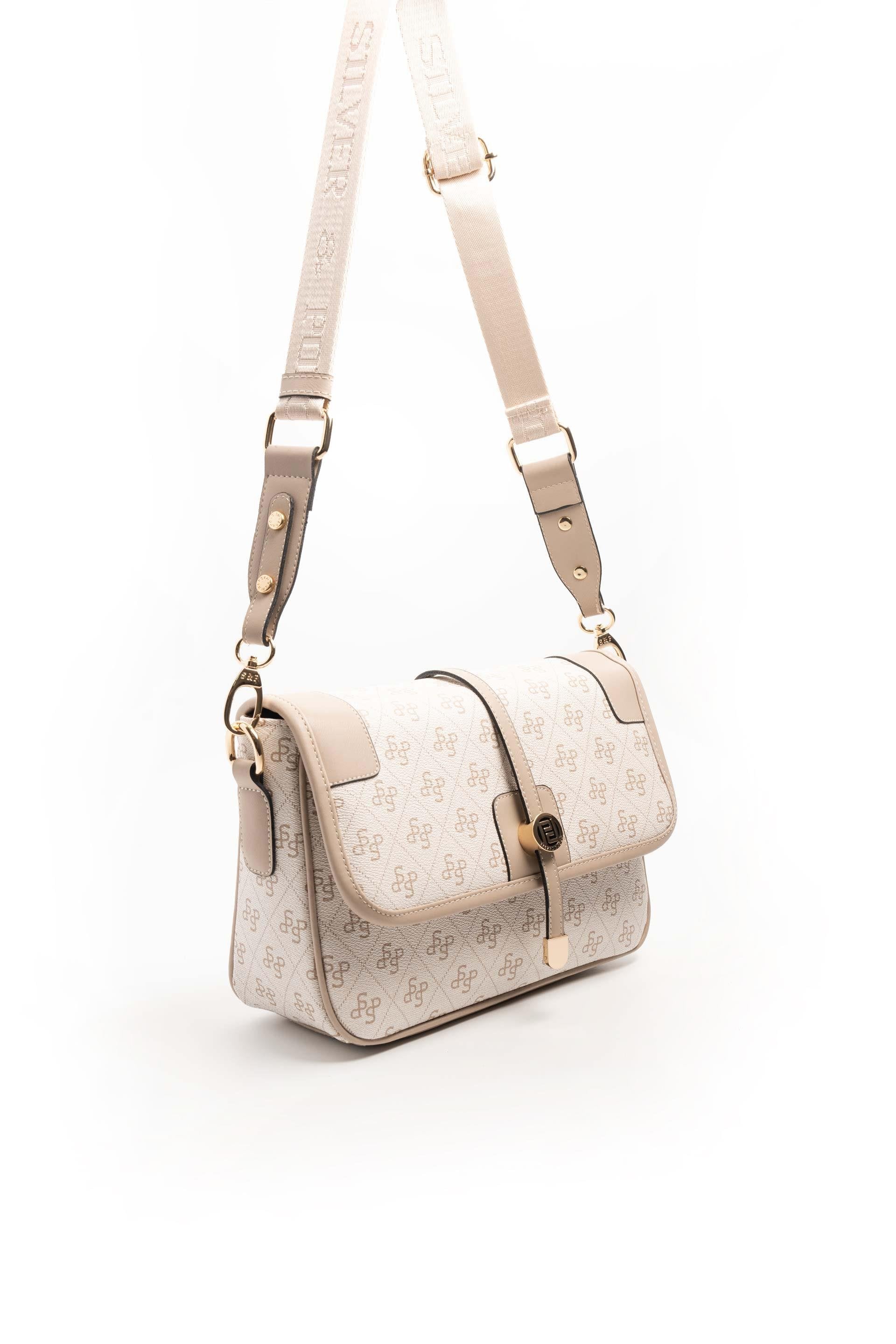 Silver & Polo Bej - Kum SP1182 Kadın Çapraz Çanta