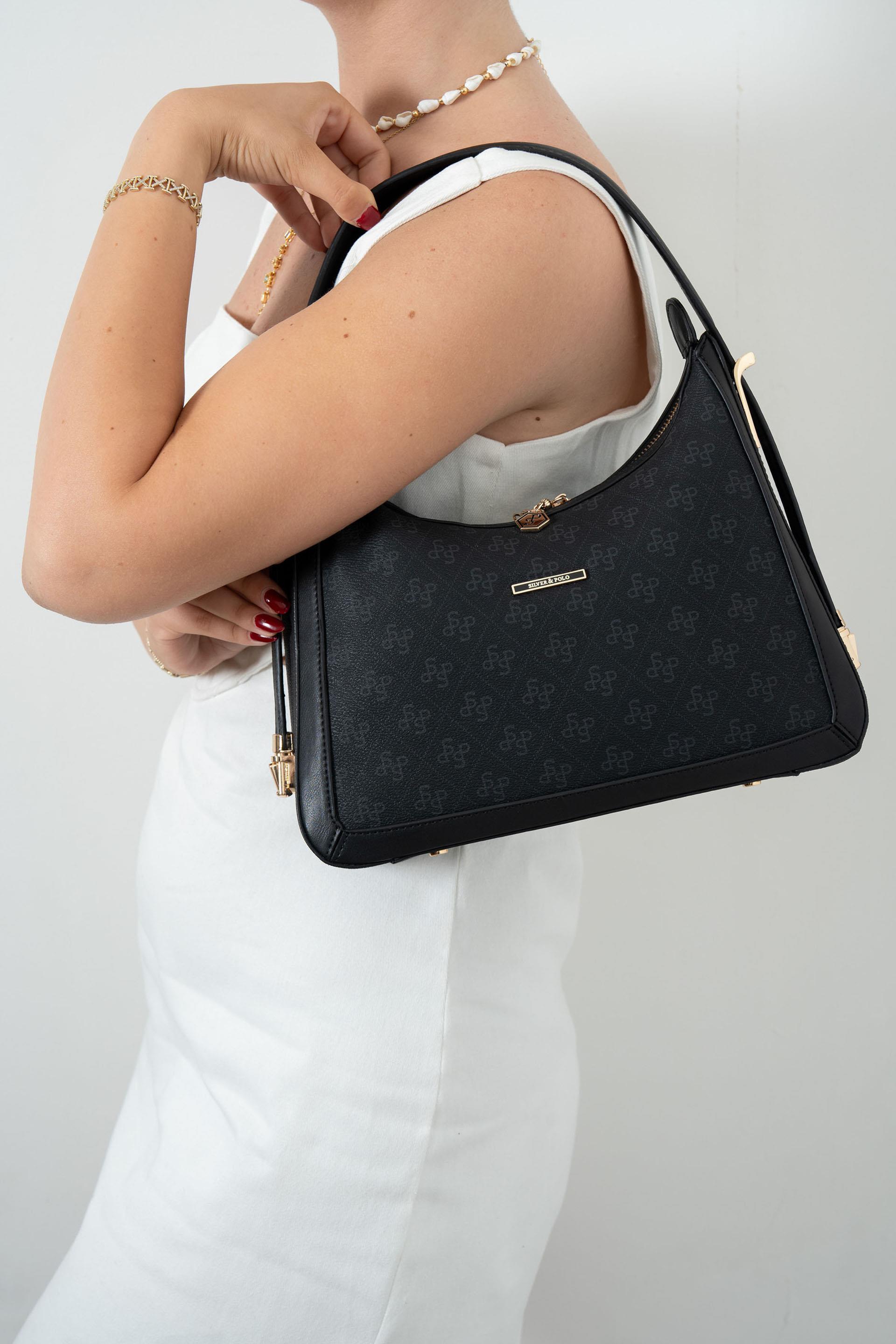 Silver & Polo Siyah SP1187 Kadın Omuz Çantası
