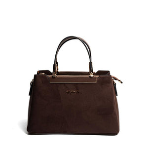 Silver & Polo SP913 Kadın El Çantası Süet Kahve