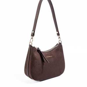 Silver & Polo SP1259 Kadın Omuz Çantası Süet Kahve