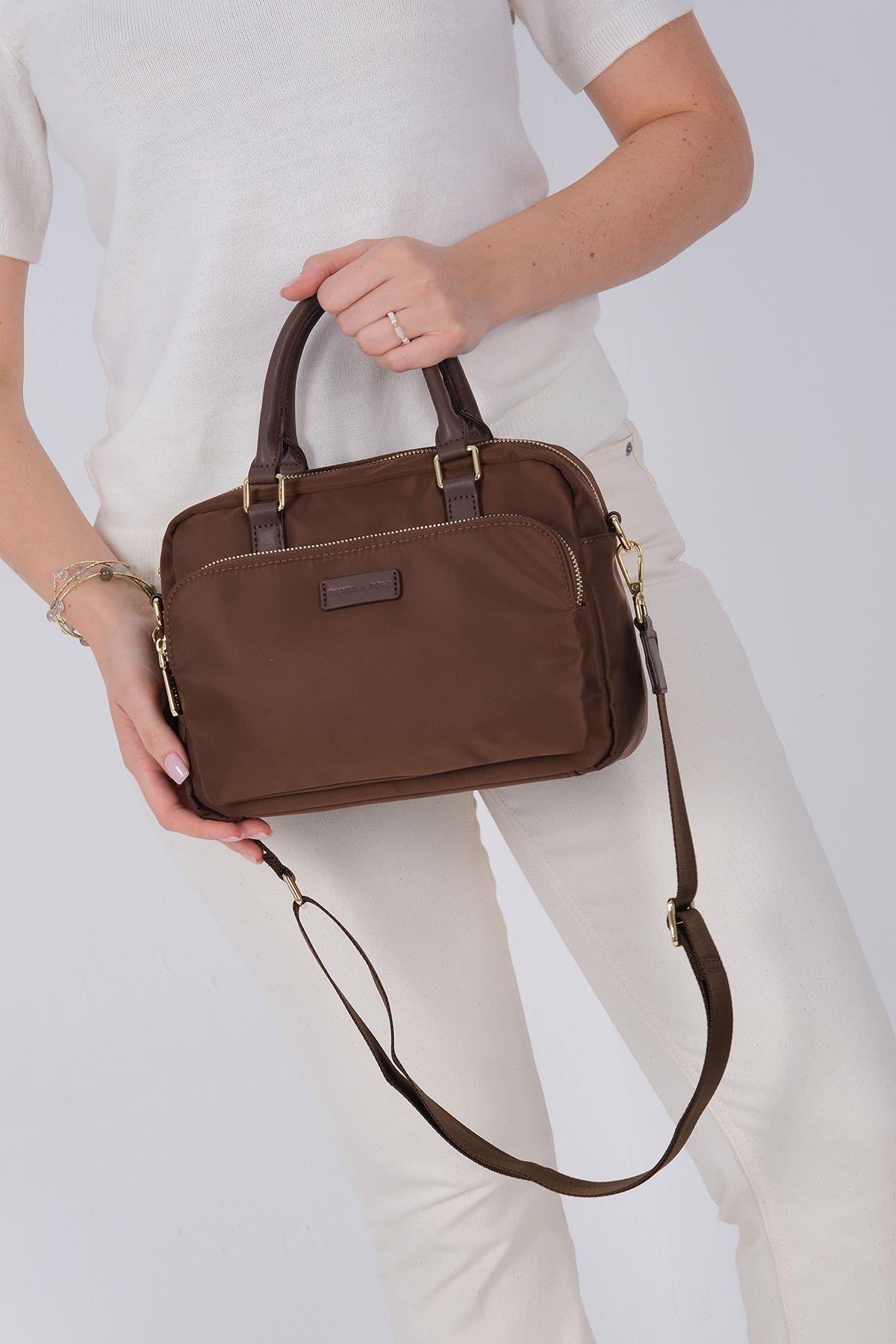 Silver & Polo SP1217 Kadın El Çantası Kahve