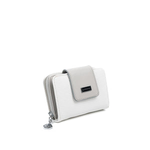 Silver & Polo Beyaz - A.gri SP935 Kadın Cüzdan & Kartlık