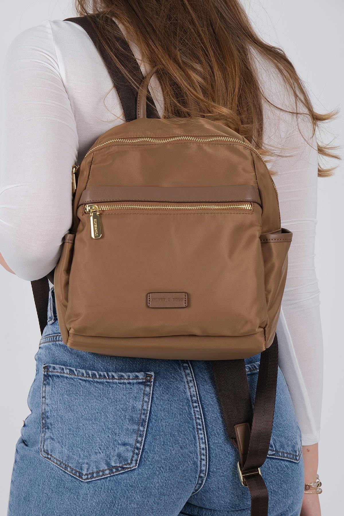 Silver & Polo SP1209 Kadın Sırt Çantası Tütün-Kahve