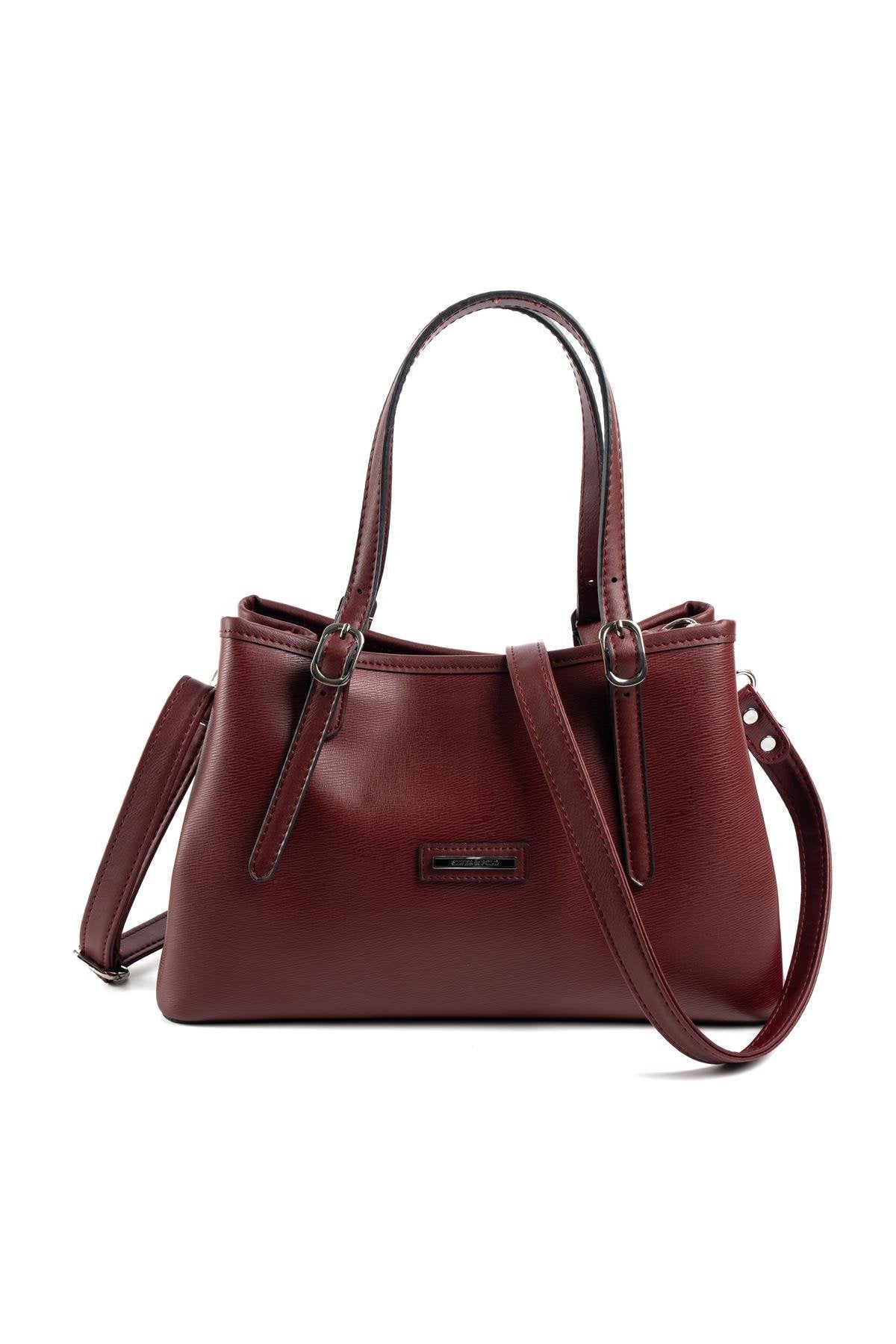 Silver & Polo Bordo SP1252 Kadın El Çantası