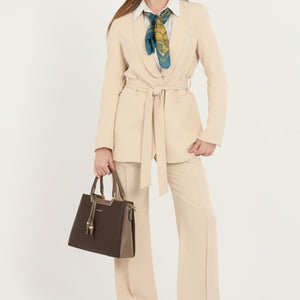 Silver & Polo Kahve - Vizon SP969 Kadın El Çantası