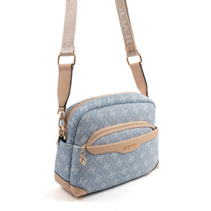 Silver & Polo Mavi - Ten SP1201 Kadın Çapraz Çanta