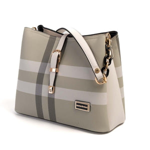 Silver & Polo A.Yeşil - Kemik SP974 Kadın Omuz Çantası