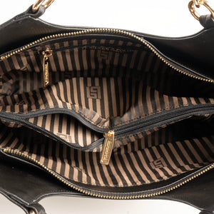 Silver & Polo Siyah Beyaz - Siyah SP1189 Kadın El Çantası