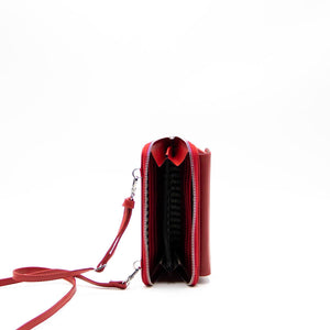 Silver & Polo Kırmızı - Kırmızı SP921 Kadın Askılı Cüzdanlı Telefon Çantası