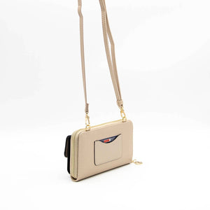 Silver & Polo Siyah - S.nut SP921 Kadın Askılı Cüzdanlı Telefon Çantası