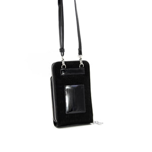 Silver & Polo Siyah - Siyah SP1011 Kadın Askılı Cüzdanlı Telefon Çantası