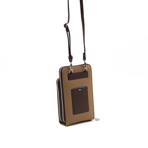 Silver & Polo Vizon - Kahve SP1011 Kadın Askılı Cüzdanlı Telefon Çantası