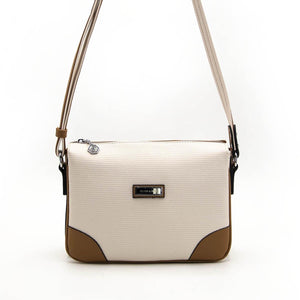 Silver & Polo Bej - A.Taba SP784 Kadın Çapraz Çanta