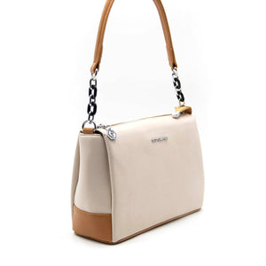 Silver & Polo Bej - A.Taba SP910 Kadın Çapraz Çanta