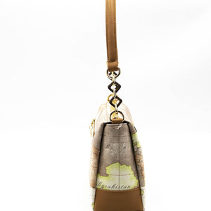 Silver & Polo Bej - A.Taba SP910 Kadın Çapraz Çanta