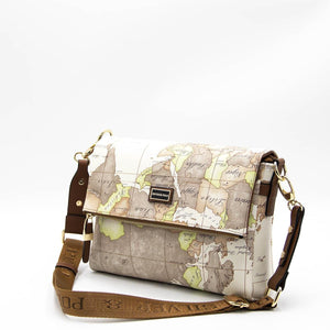 Silver & Polo Bej - A.Taba SP963 Kadın Çapraz Çanta