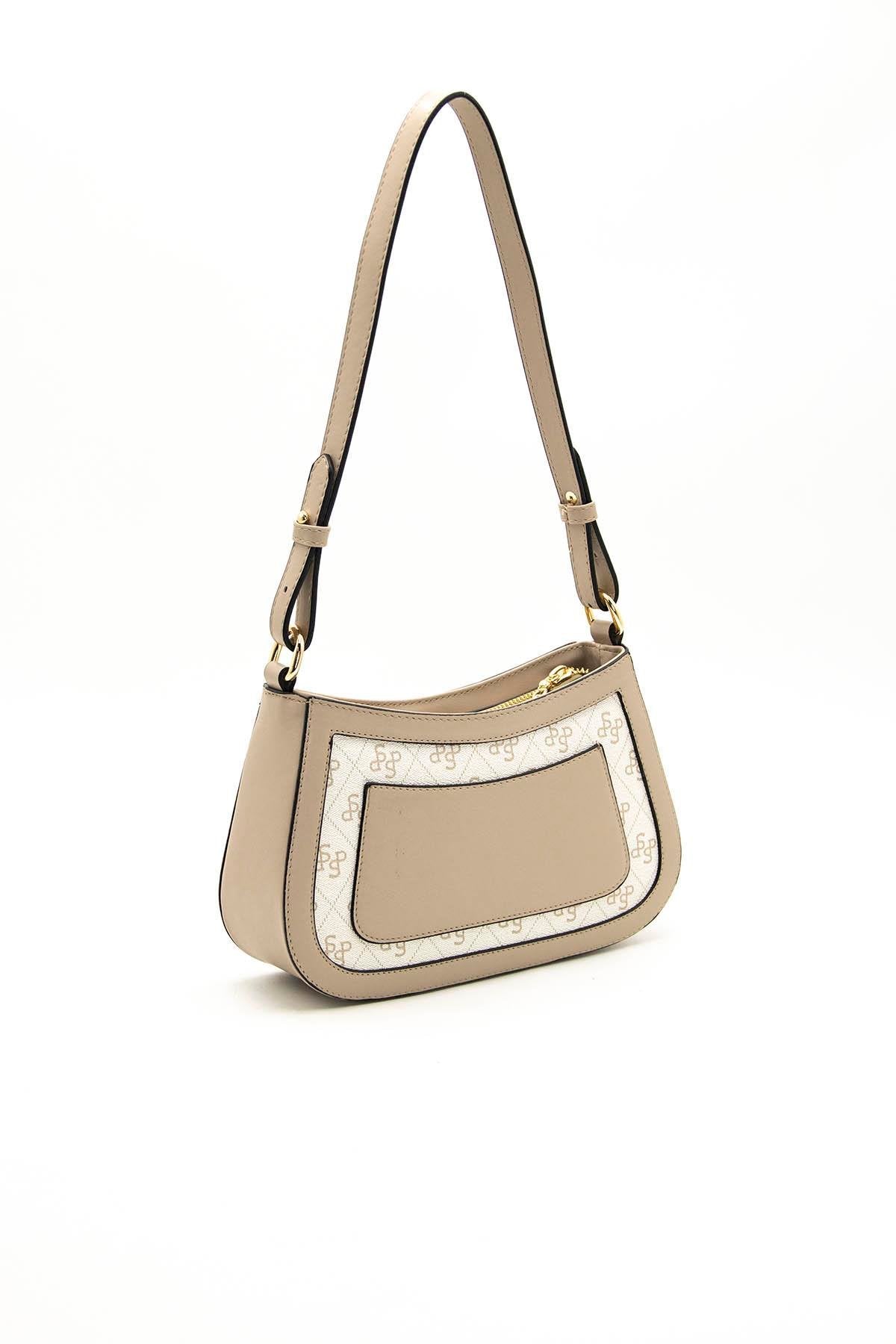 Silver & Polo Bej - Kum SP1132 Kadın Çapraz Çanta