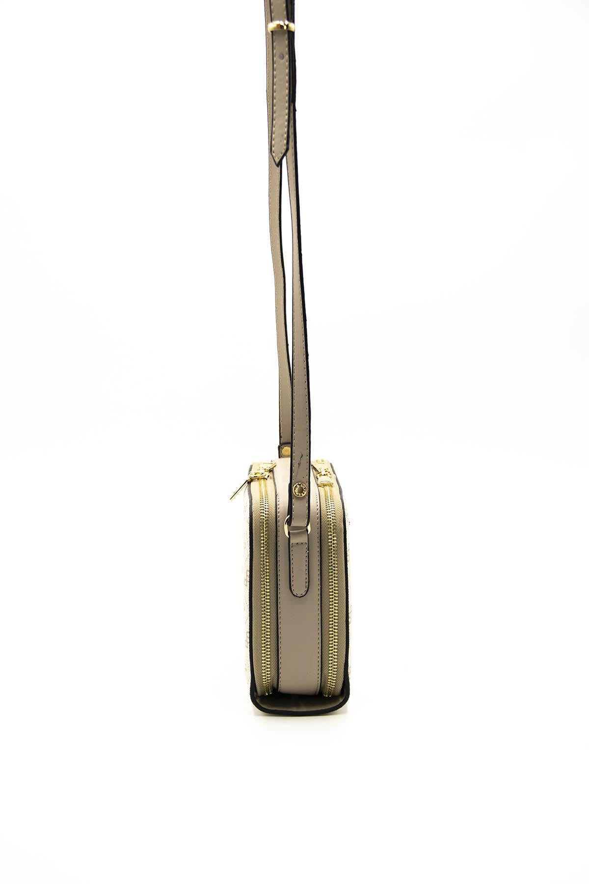 Silver & Polo Bej - Kum SP888 Kadın Çapraz Çanta