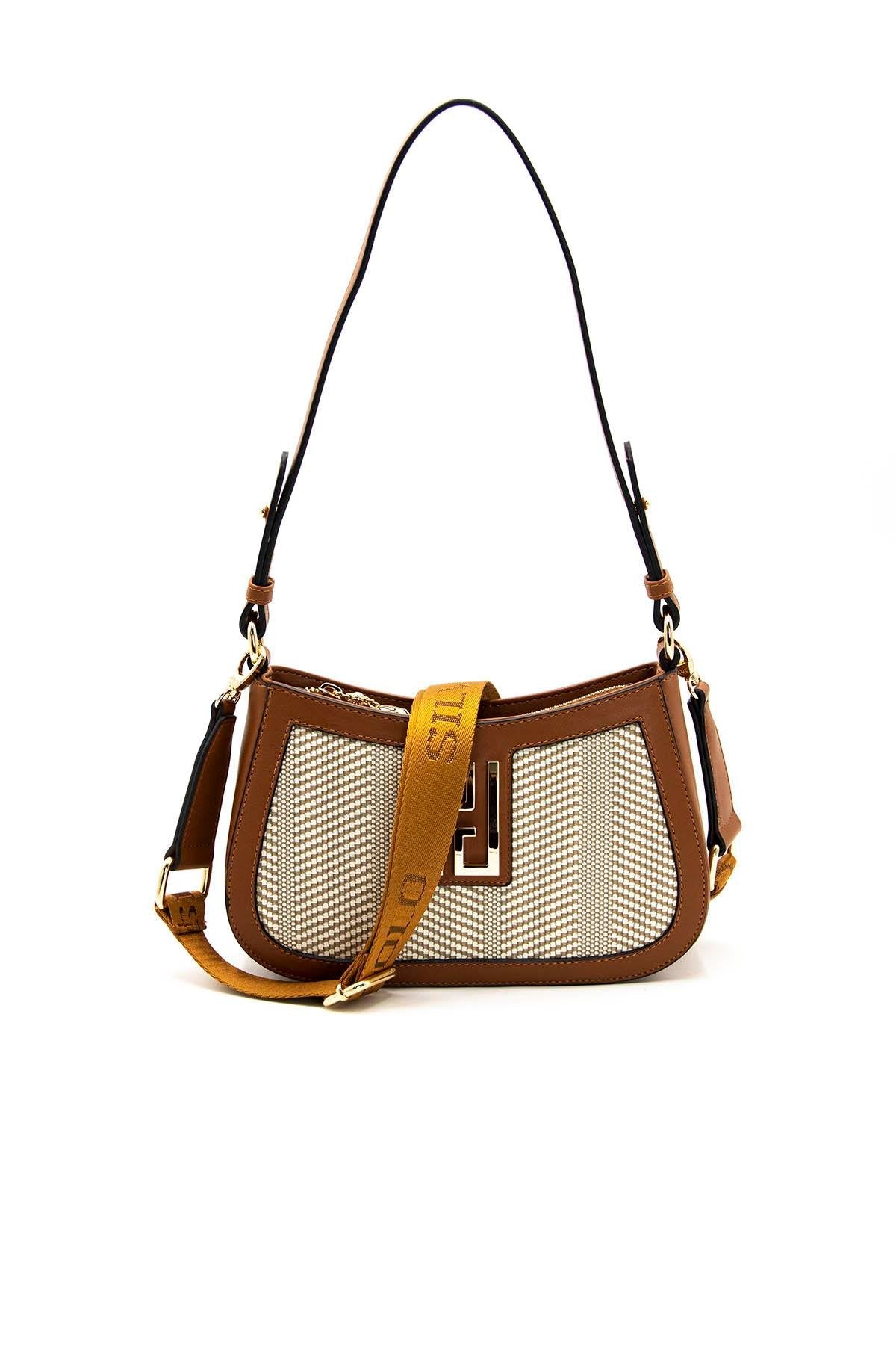 Silver & Polo Bej - Taba SP1132 Kadın Çapraz Çanta