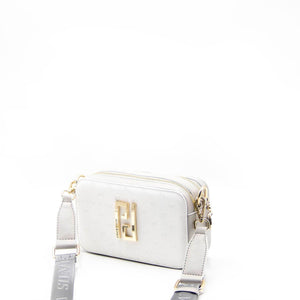 Silver & Polo Beyaz - A.gri SP1078 Kadın Çapraz Çanta