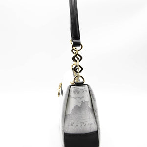 Silver & Polo Beyaz - Antrasit SP910 Kadın Çapraz Çanta