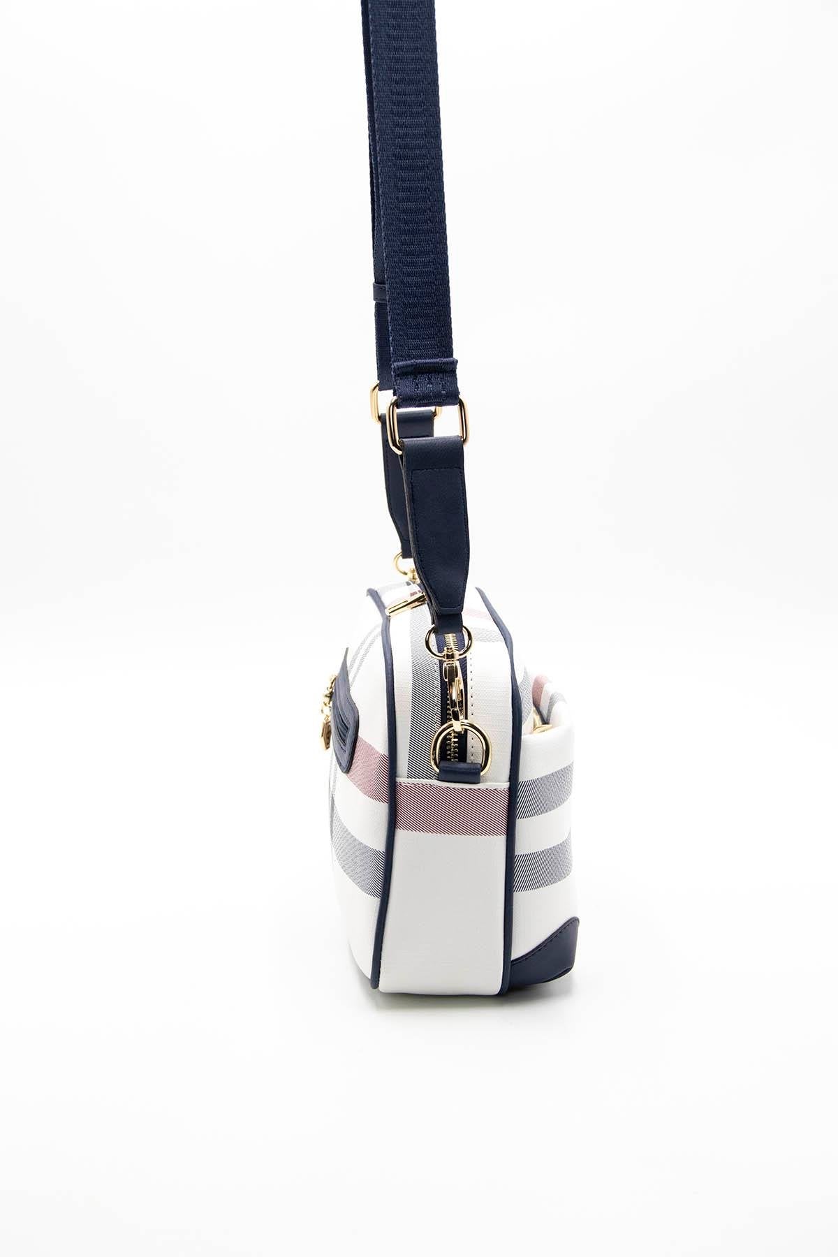 Silver & Polo Beyaz - Laci SP1094 Kadın Çapraz Çanta